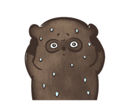 Dark Roasted Raccoon sticker #15585076