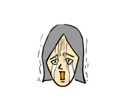 trembling person sticker #15585151