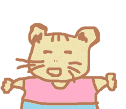 Baby Cat Hamster sticker #15586142