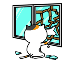 Game everyday tortoiseshell cat and pig3 sticker #15586781