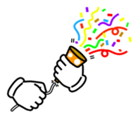 Hands movement 2 sticker #15587227