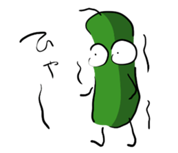 The cucumber which evolved 3 sticker #15587317