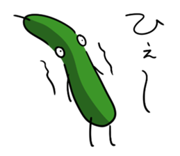 The cucumber which evolved 3 sticker #15587321