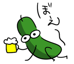 The cucumber which evolved 3 sticker #15587336