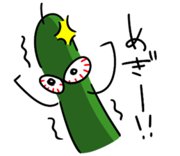 The cucumber which evolved 3 sticker #15587341