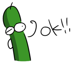 The cucumber which evolved 3 sticker #15587342