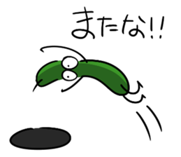 The cucumber which evolved 3 sticker #15587344