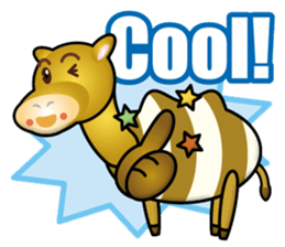 big camel boy sticker #15587348