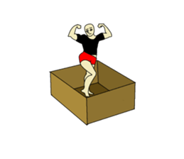 Only for bald man sticker #15587722