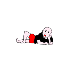 Only for bald man sticker #15587726