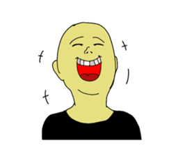 Only for bald man sticker #15587727