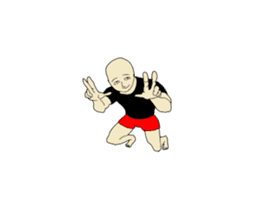 Only for bald man sticker #15587733