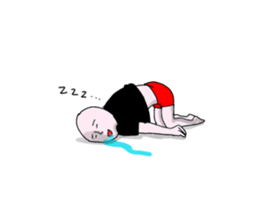 Only for bald man sticker #15587736