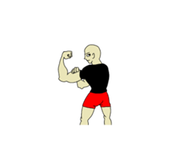 Only for bald man sticker #15587739