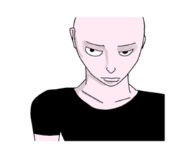 Only for bald man sticker #15587740