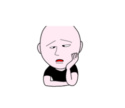 Only for bald man sticker #15587750