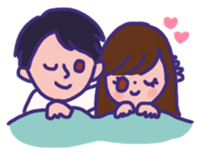 yuri chan and jun kun sticker #15587816