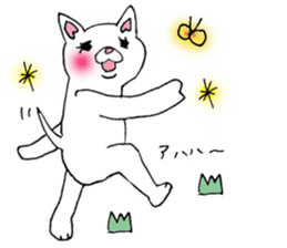 Daily supring of white Chihuahua sticker #15588372