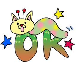 Daily supring of white Chihuahua sticker #15588387