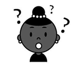 Miss Black Face sticker #15588417