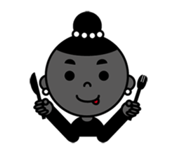 Miss Black Face sticker #15588420