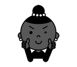 Miss Black Face sticker #15588421