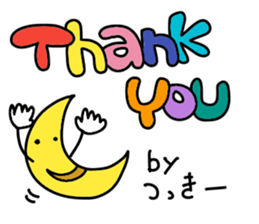 Tsuki/Tsukki/Moon stickers sticker #15589115