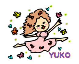 yuko moving sticker #15589163