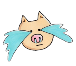 Negative Pig Pork Belly sticker #15589594