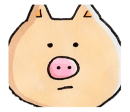 Negative Pig Pork Belly sticker #15589597