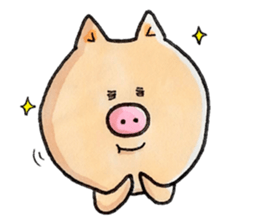 Negative Pig Pork Belly sticker #15589610
