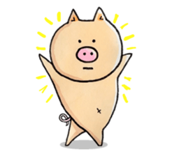 Negative Pig Pork Belly sticker #15589617