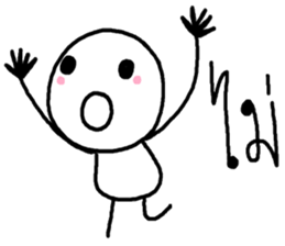 Easy drawing art sticker #15589935