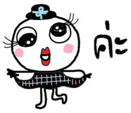 Easy drawing art sticker #15589937