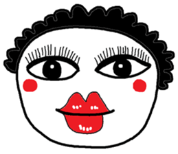 Easy drawing art sticker #15589947