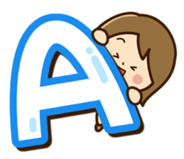 Cute mama sticker (Alphabet version) sticker #15589986