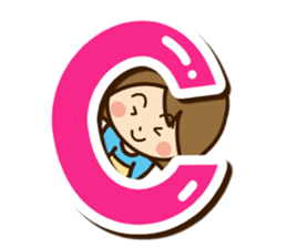 Cute mama sticker (Alphabet version) sticker #15589988