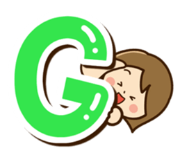 Cute mama sticker (Alphabet version) sticker #15589992
