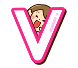 Cute mama sticker (Alphabet version) sticker #15590007