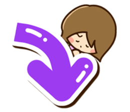 Cute mama sticker (Alphabet version) sticker #15590015