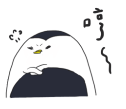 HAPPY FAT penguin sticker #15591085