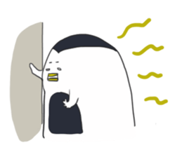 HAPPY FAT penguin sticker #15591096