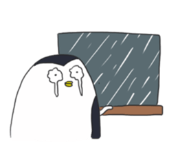 HAPPY FAT penguin sticker #15591106