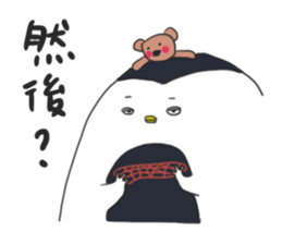 HAPPY FAT penguin sticker #15591116