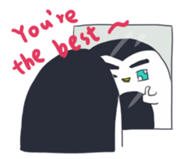 HAPPY FAT penguin sticker #15591120