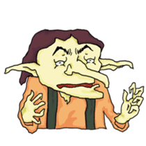 Magical Creatures - Goblins, Elfs, Orcs sticker #15591172