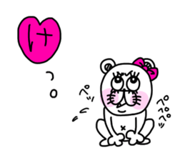 Kumako is cute girl. sticker #15591970