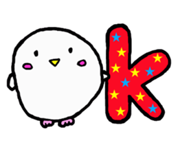 Baby owl (English) sticker #15592666