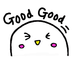 Baby owl (English) sticker #15592669