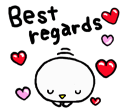 Baby owl (English) sticker #15592679